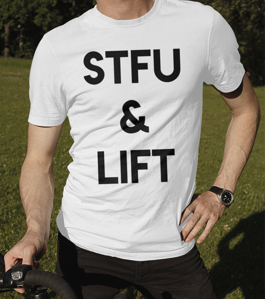 STFU And Lift Powerlifting Gym Rat Bodybuilding T-Shirt