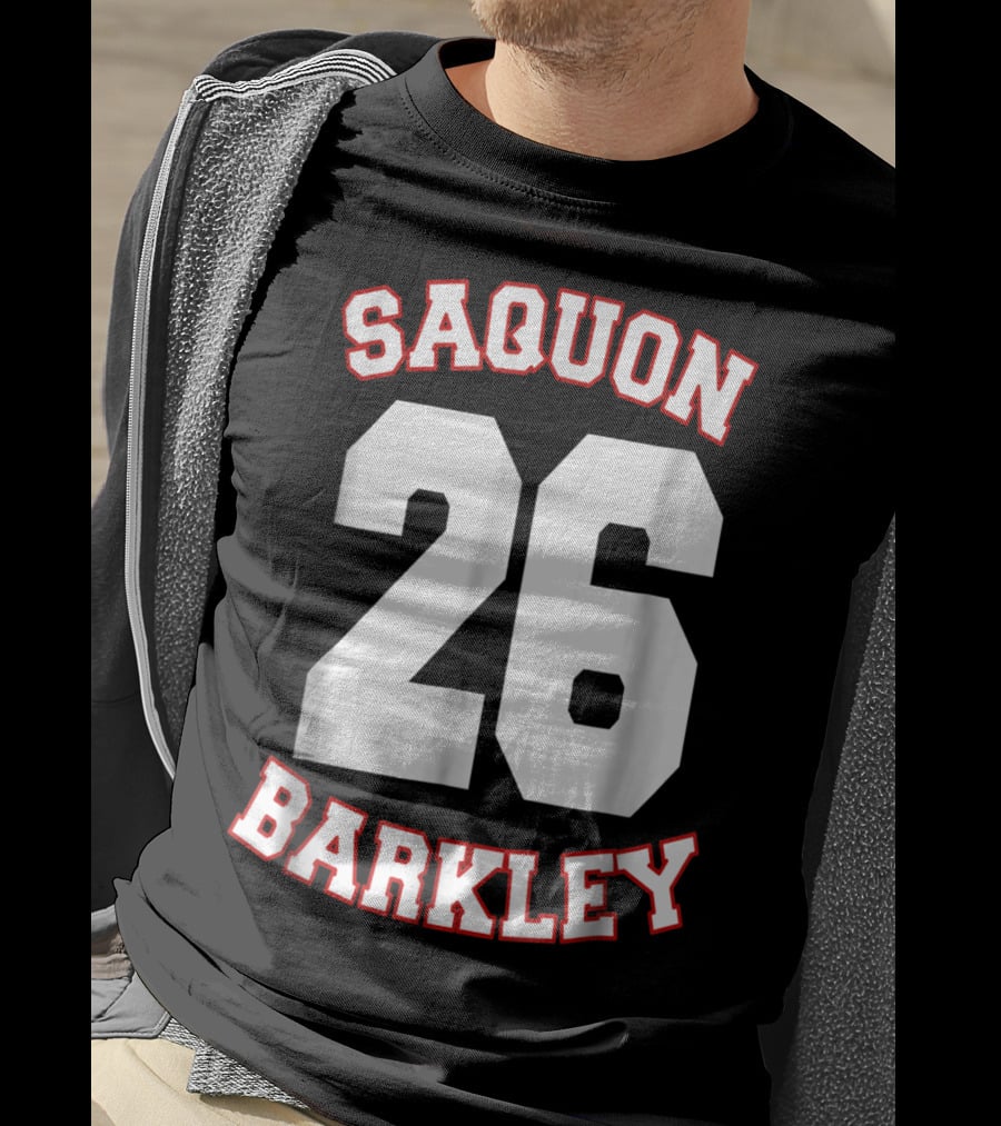 Saquon Barkley 26 New York Vintage Football Sport T-Shirt