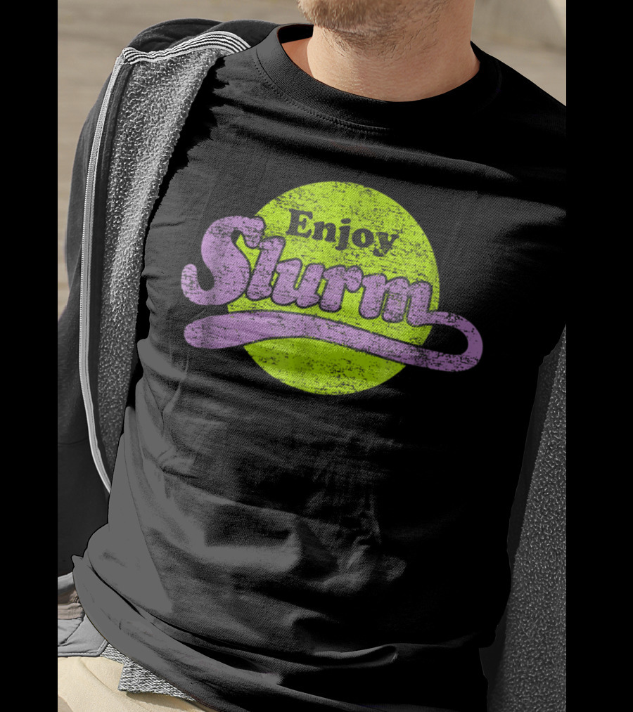 Enjoy Slurm Retro Futurama T-Shirt