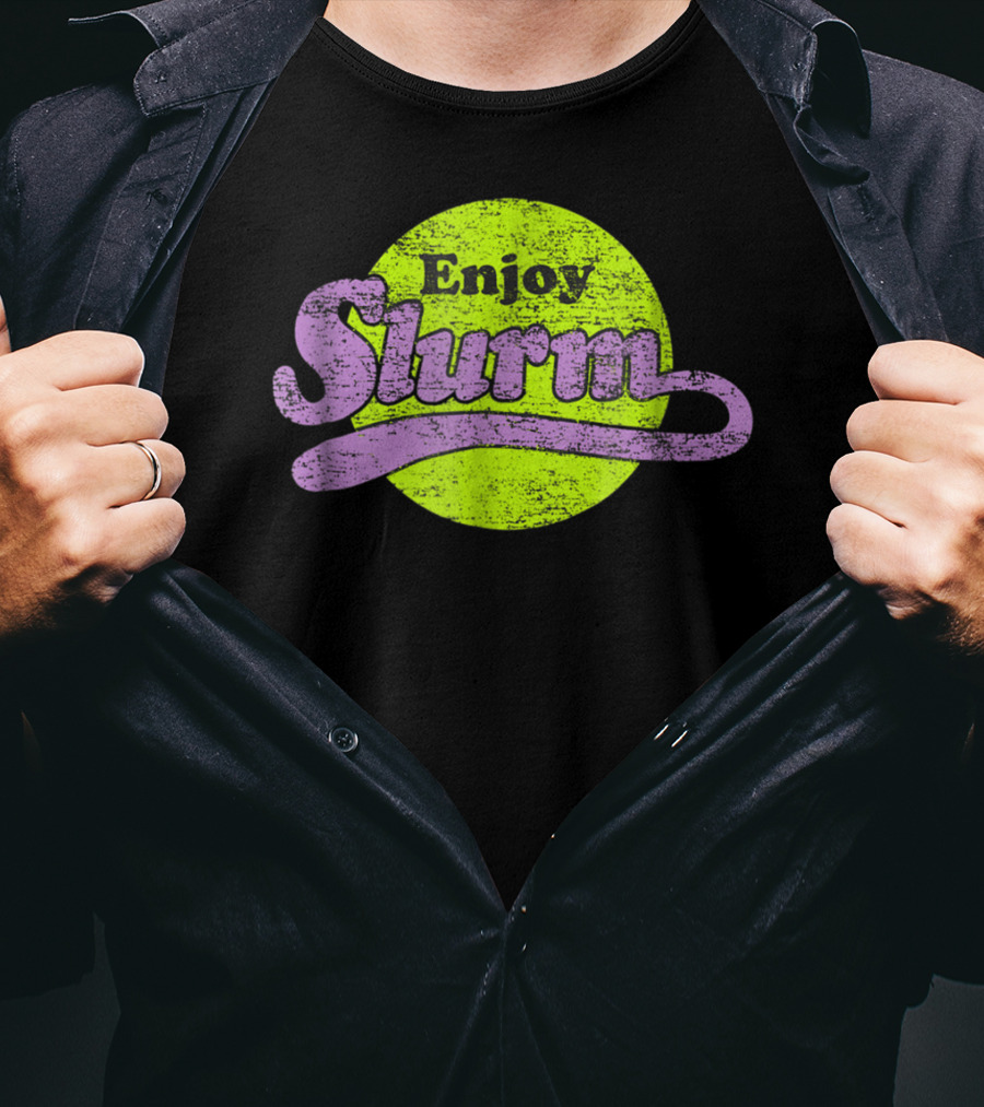 Enjoy Slurm Retro Futurama T-Shirt