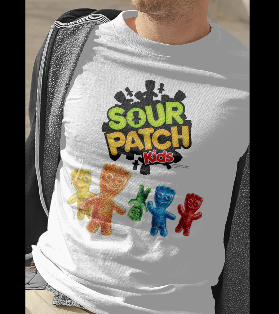 Sour Patch Kids Candy Colorful Characters T-Shirt