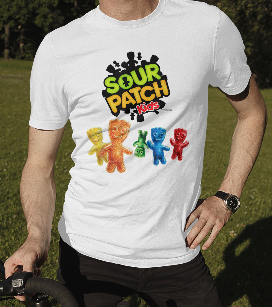 Sour Patch Kids Candy Colorful Characters T-Shirt