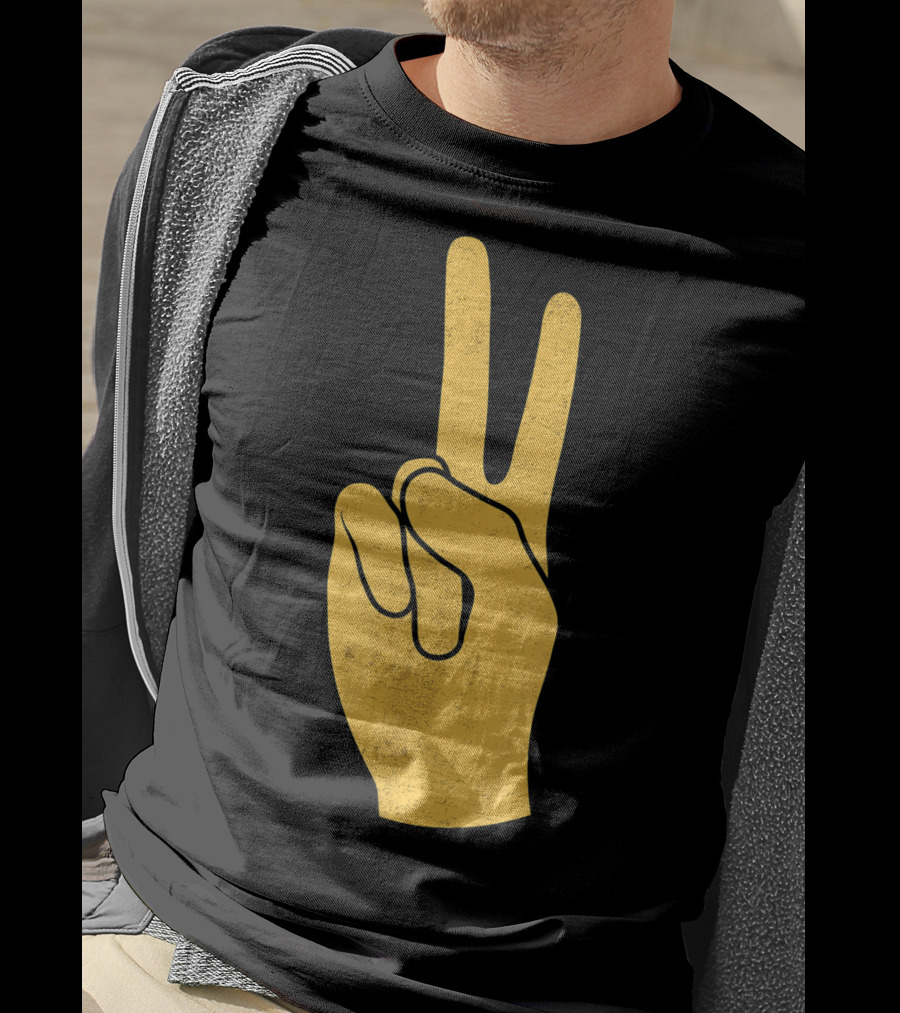 Southern California Victory Yellow Peace Sign T-Shirt