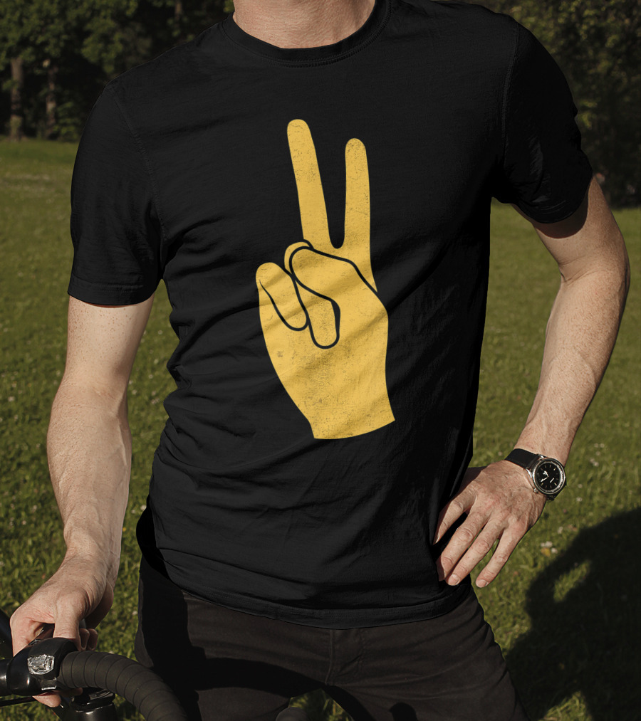 Southern California Victory Yellow Peace Sign T-Shirt