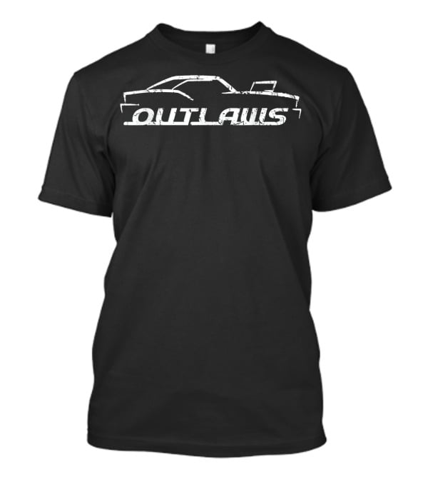 Outlaws Street Racing American Muscle Fast Car T-Shirt