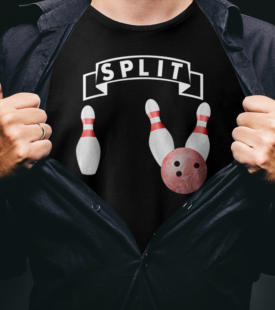 Split Tenpin Bowling T-Shirt