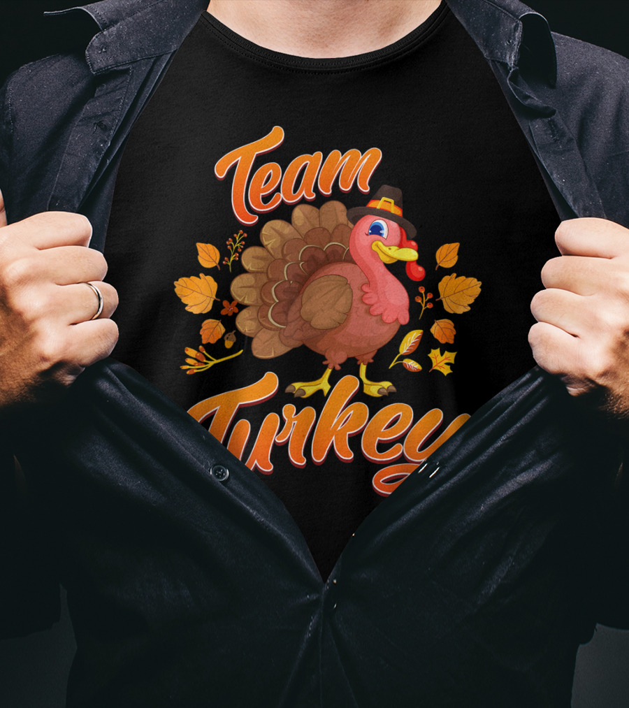 Team Turkey Thanksgiving Family T-Shirt
