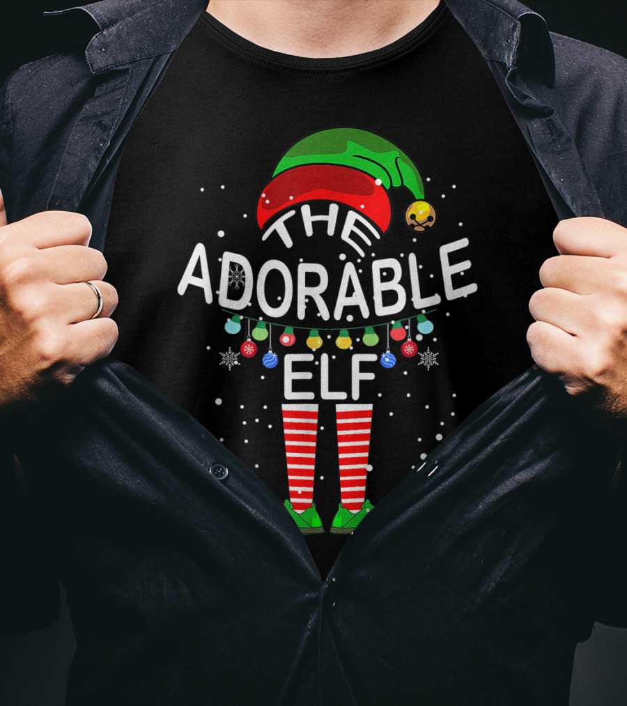 The Adorable Elf Christmas Family Matching T-Shirt