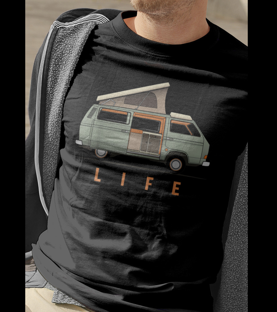 Van Life Camper Adventure Vintage Nomads Life T-Shirt