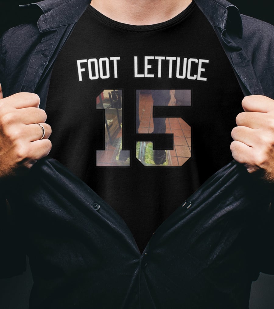 Foot Lettuce Meme Funny Number Fifteen T-Shirt