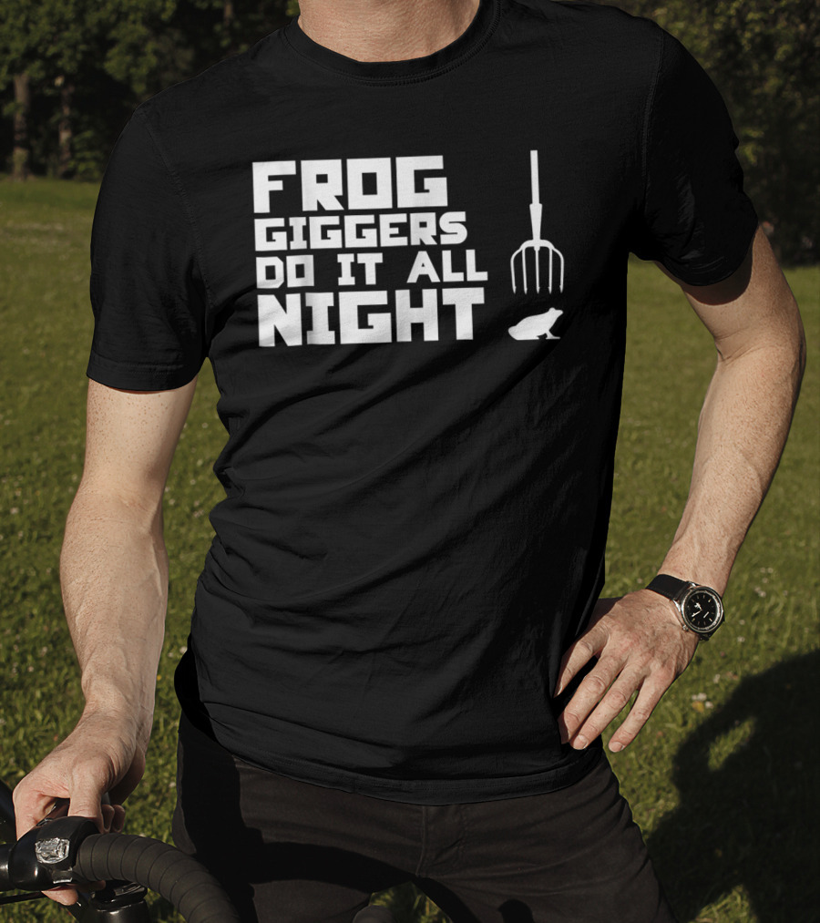 Frog Giggers Do It All Night Pitchfork Frog T-Shirt