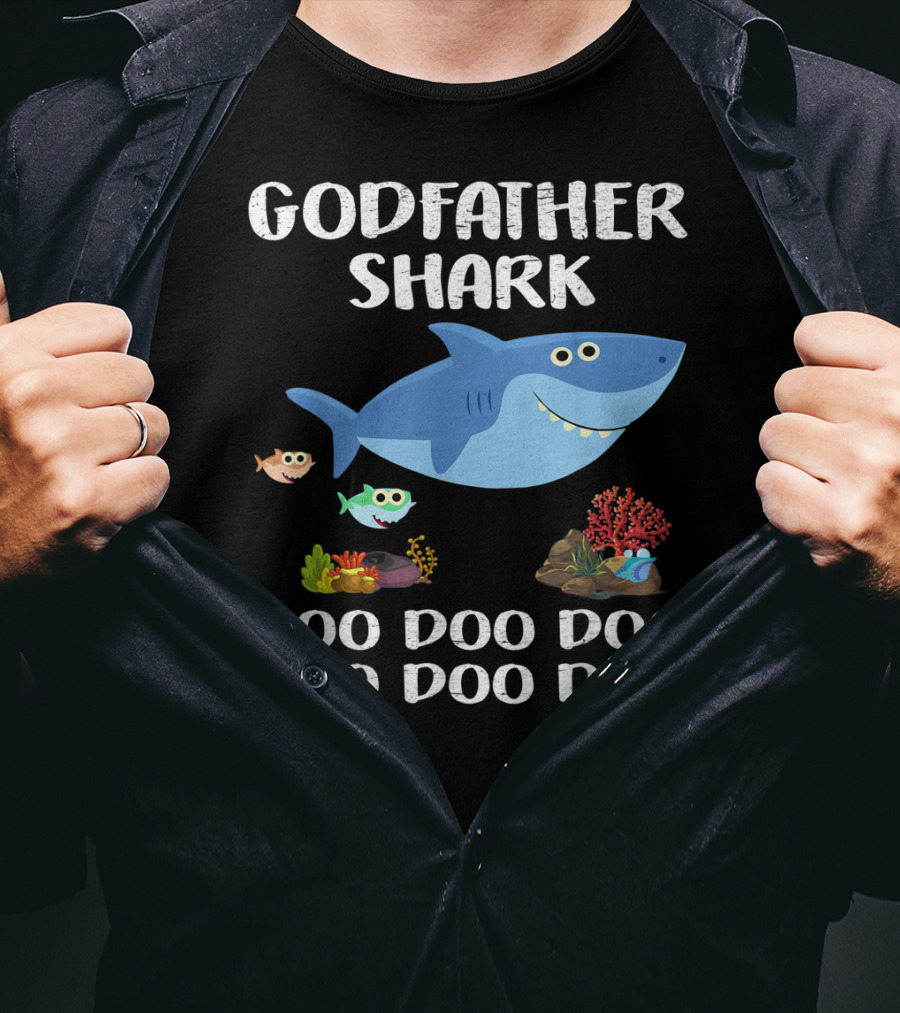 Godfather Shark Doo Doo Doo Doo Doo Doo T-Shirt