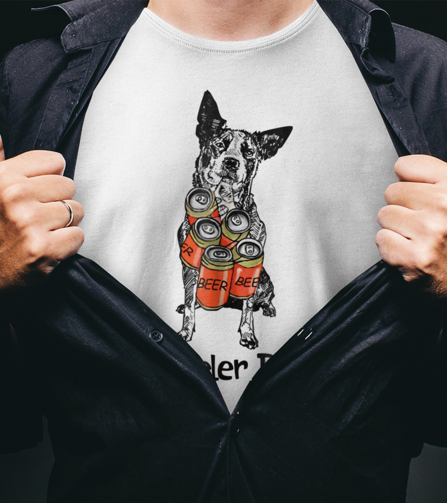 Heeler Dad Beer Cans T-Shirt