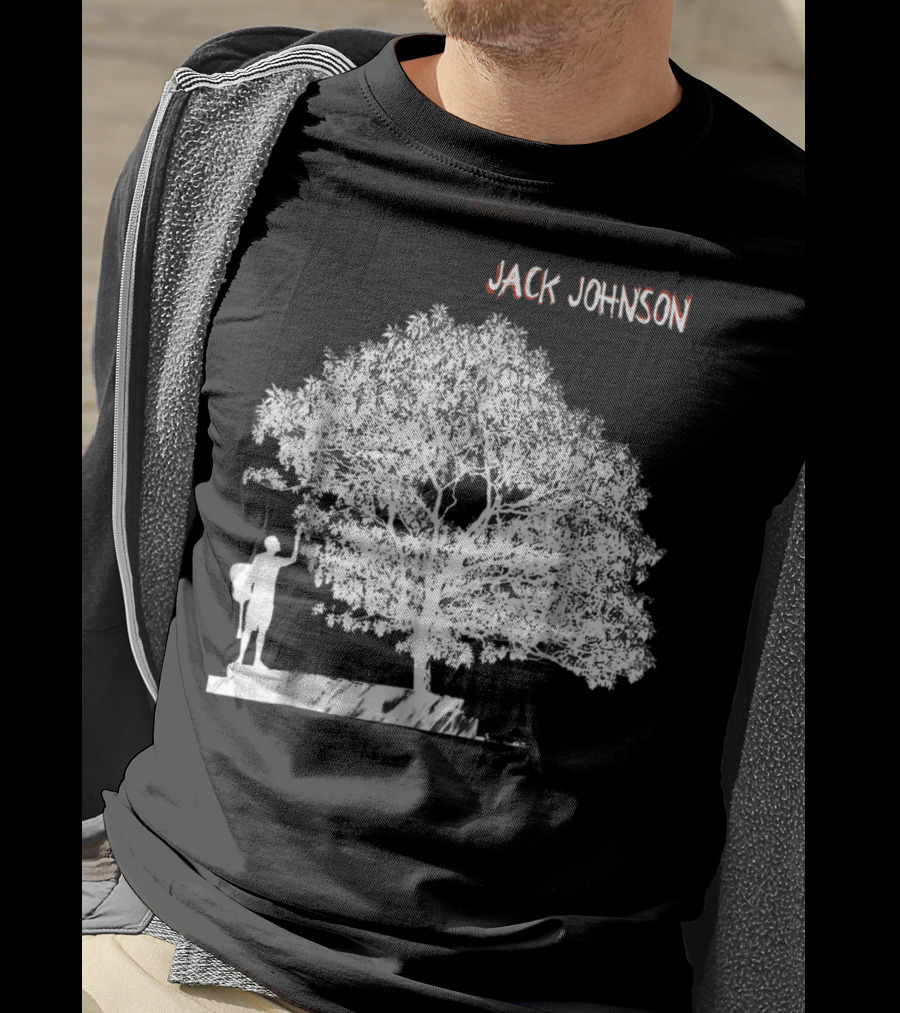 Jack Johnson Silhouette Under Tree T-Shirt