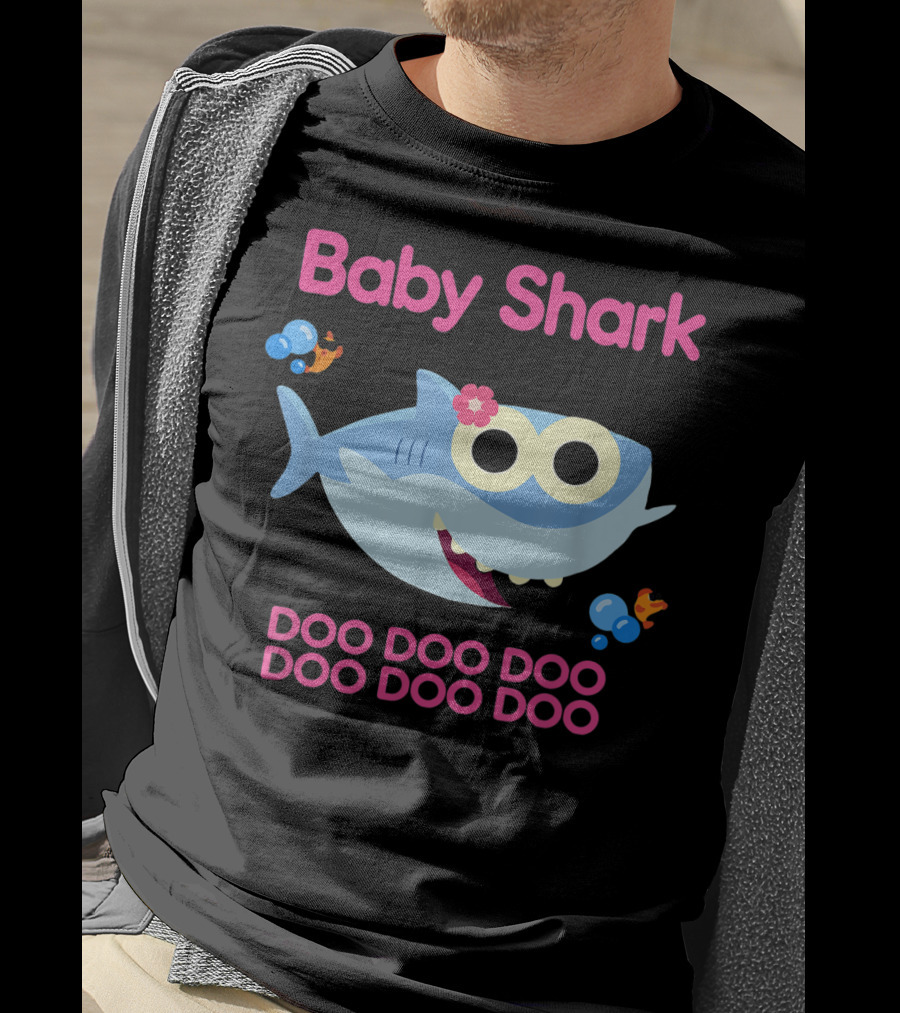 Baby Shark Doo Doo Doo Kids Funny Baby Shark Song Lyrics T-Shirt