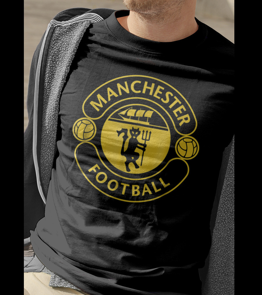 Manchester Football Club Emblem Soccer T-Shirt
