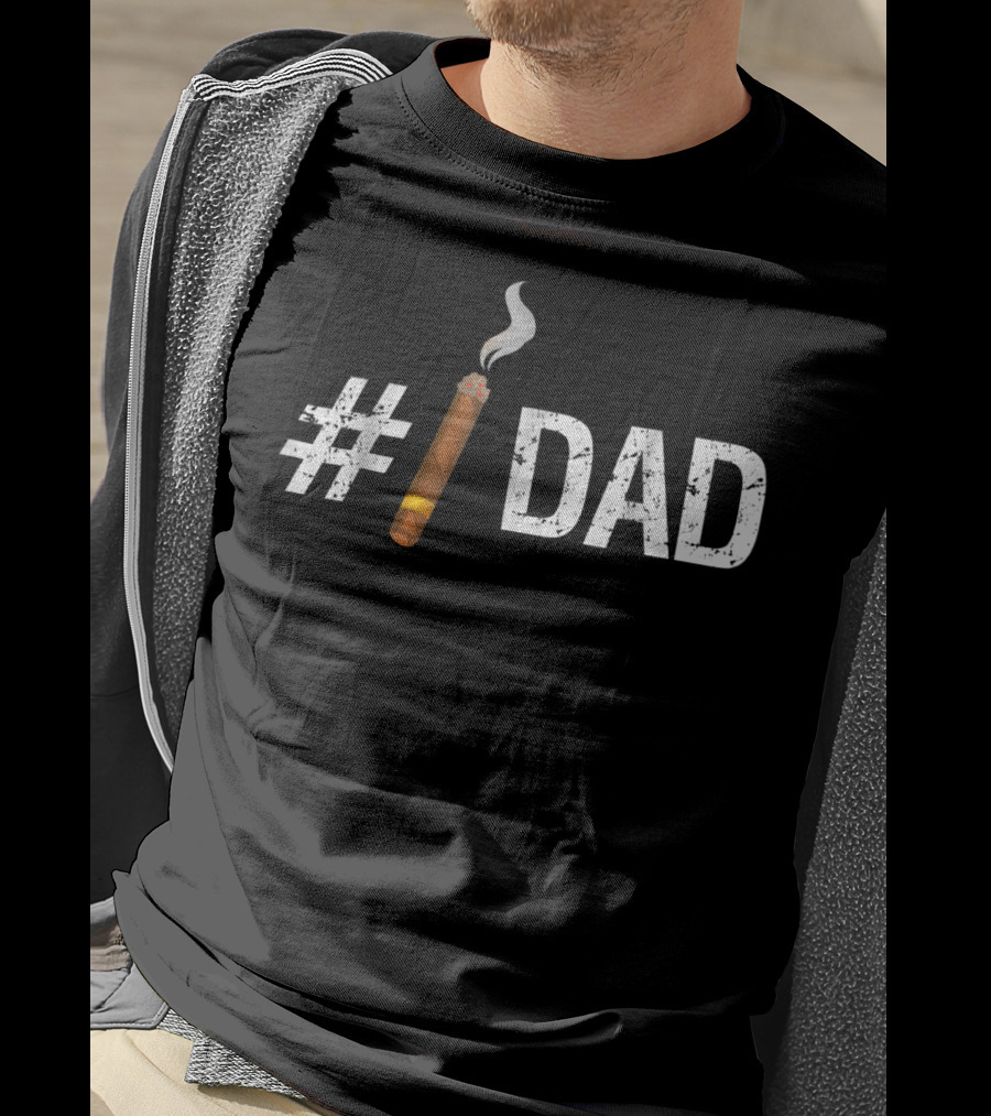 1 Dad Cigar T-Shirt