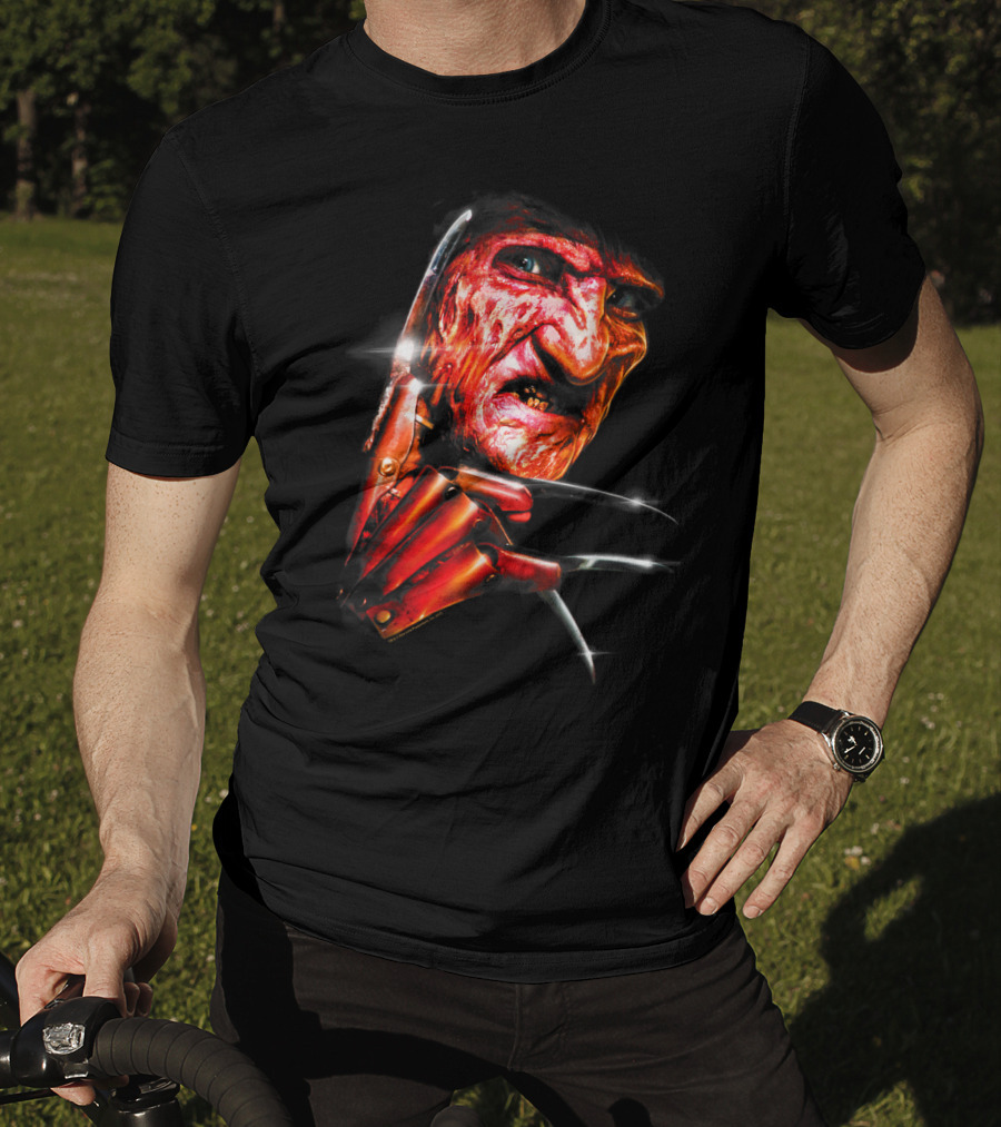 Nightmare On Elm Street Freddy Krueger Claw Face T-Shirt