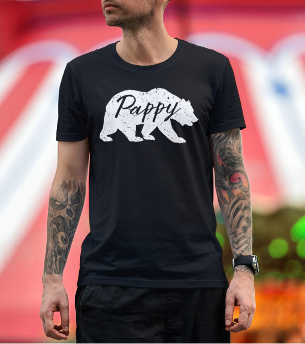 Premium T-Shirt: Pappy Bear T-Shirt Pappy Bear T-Shirt