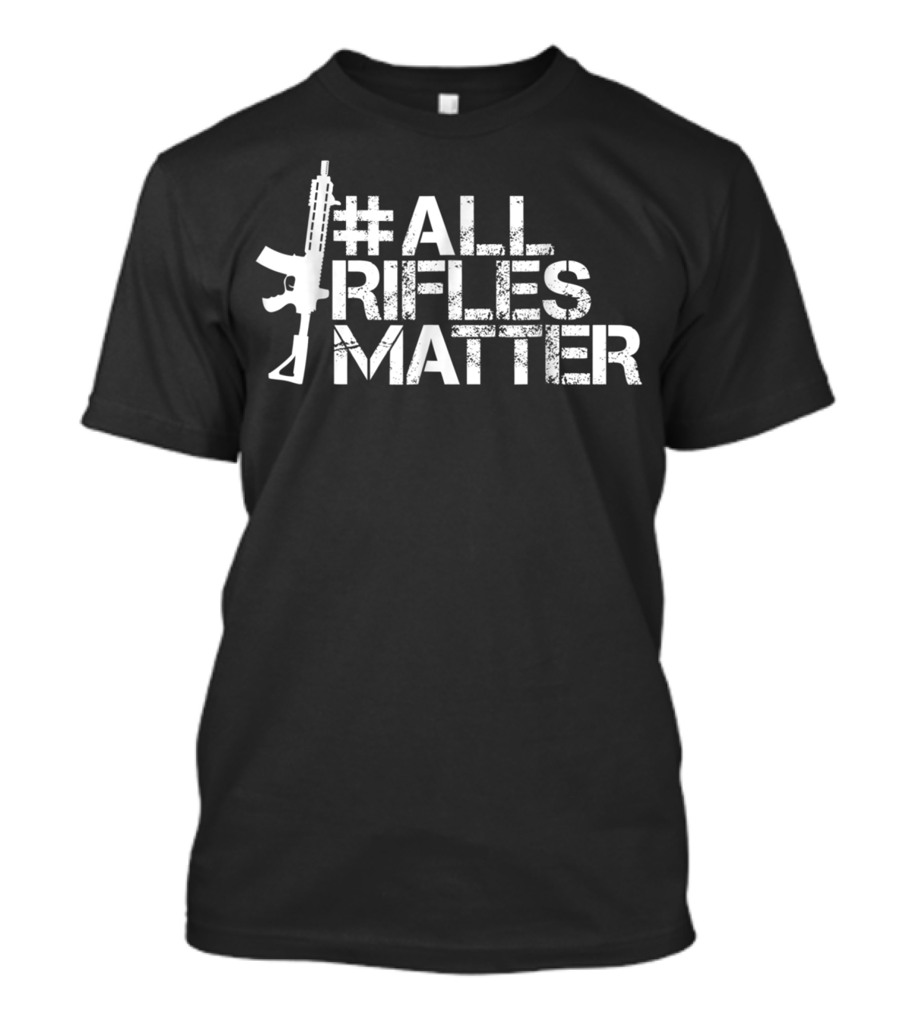 All Rifles Matter AR 15 Patriot Patch Co T-Shirt