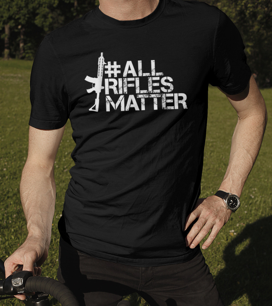 All Rifles Matter AR 15 Patriot Patch Co T-Shirt