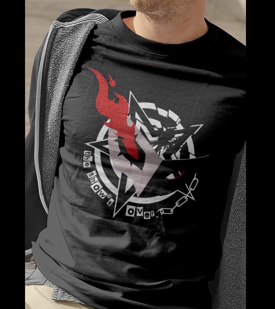 Persona 5 The Show's Over Mask Star Chains T-Shirt