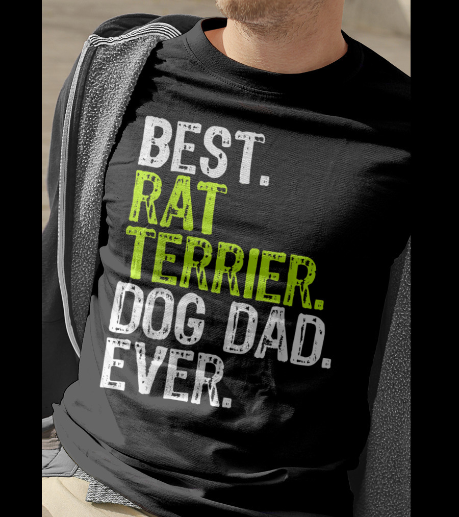 Best Rat Terrier Dog Dad Ever T-Shirt