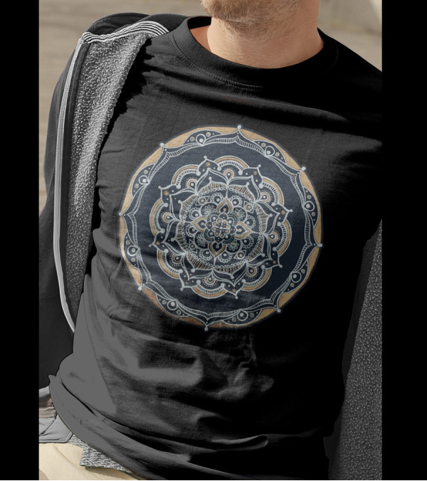 Sacred Mandala Fractal Geometry To Spread Good Vibe T-Shirt