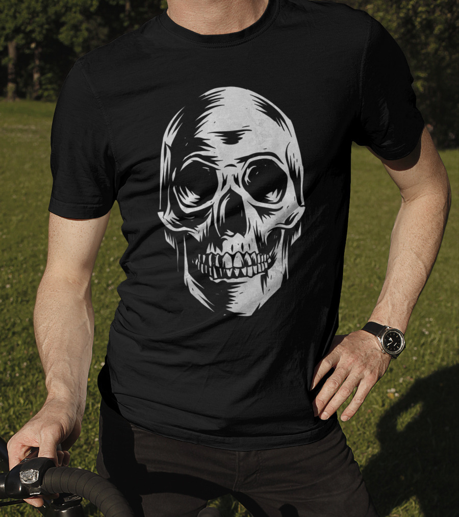 Skull Distressed Vintage Hall T-Shirt