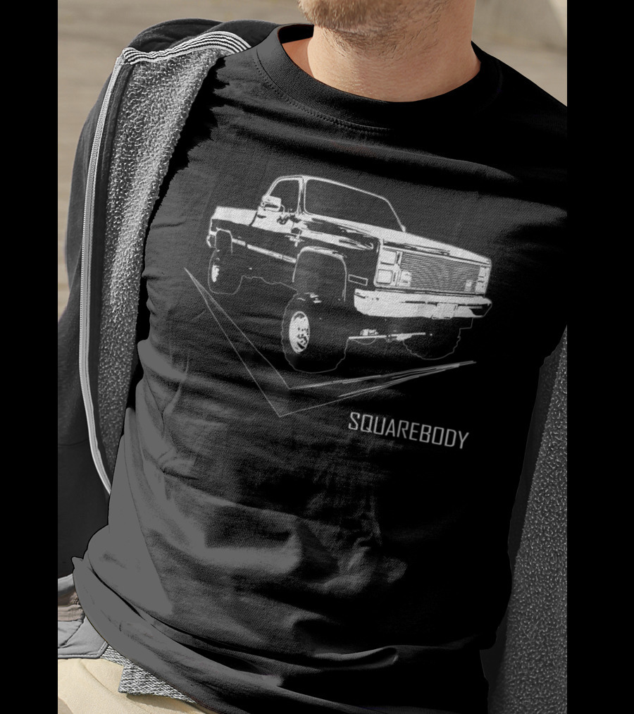 Squarebody Classic Truck Vintage Style Square Body Truck T-Shirt