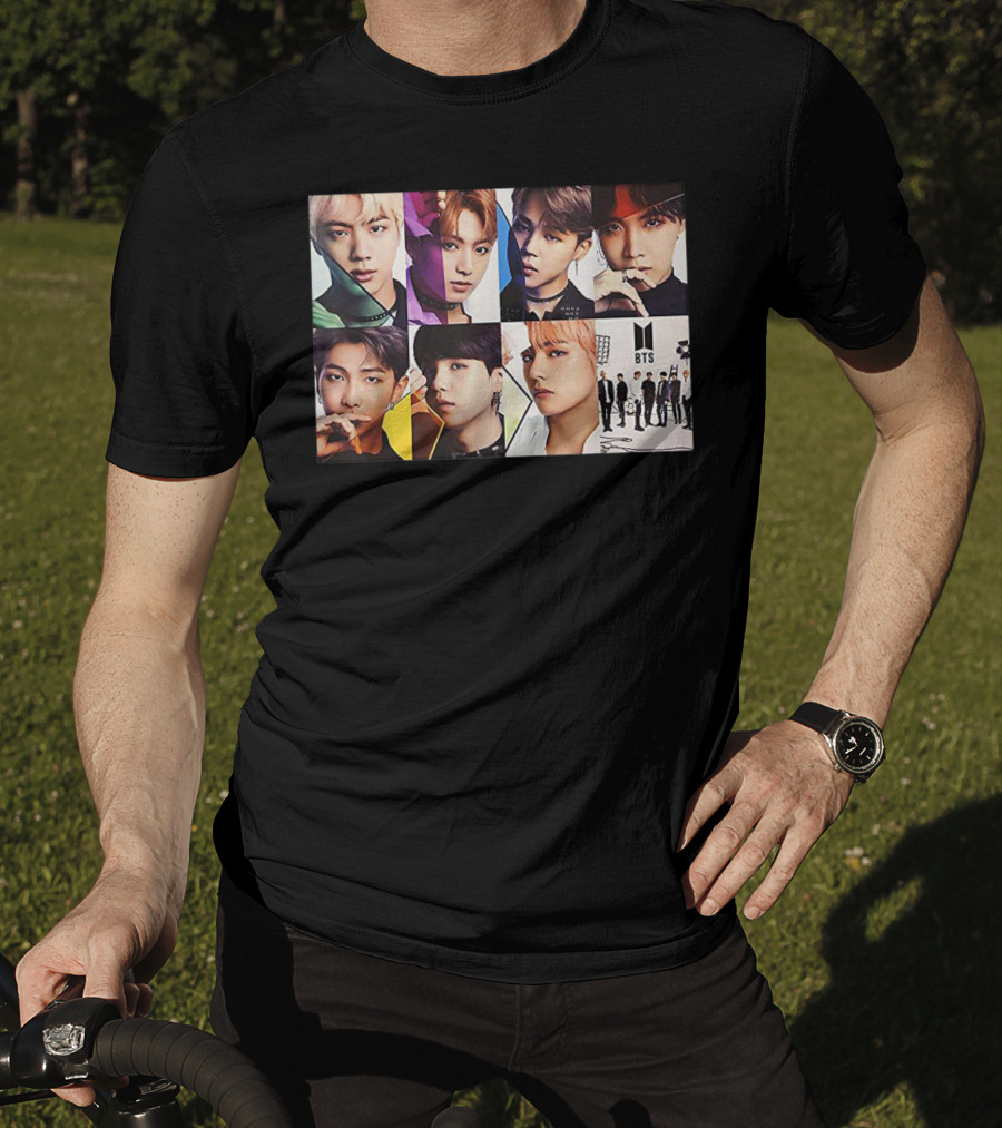 BTS Members Collage K Pop Fans T-Shirt