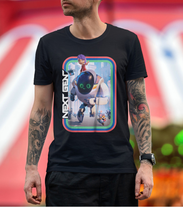 Premium T-Shirt: Kids Netflix Next Gen Teamwork Inspiring Adventure T-Shirt Kids Netflix Next Gen Teamwork Inspiring Adventure T-Shirt