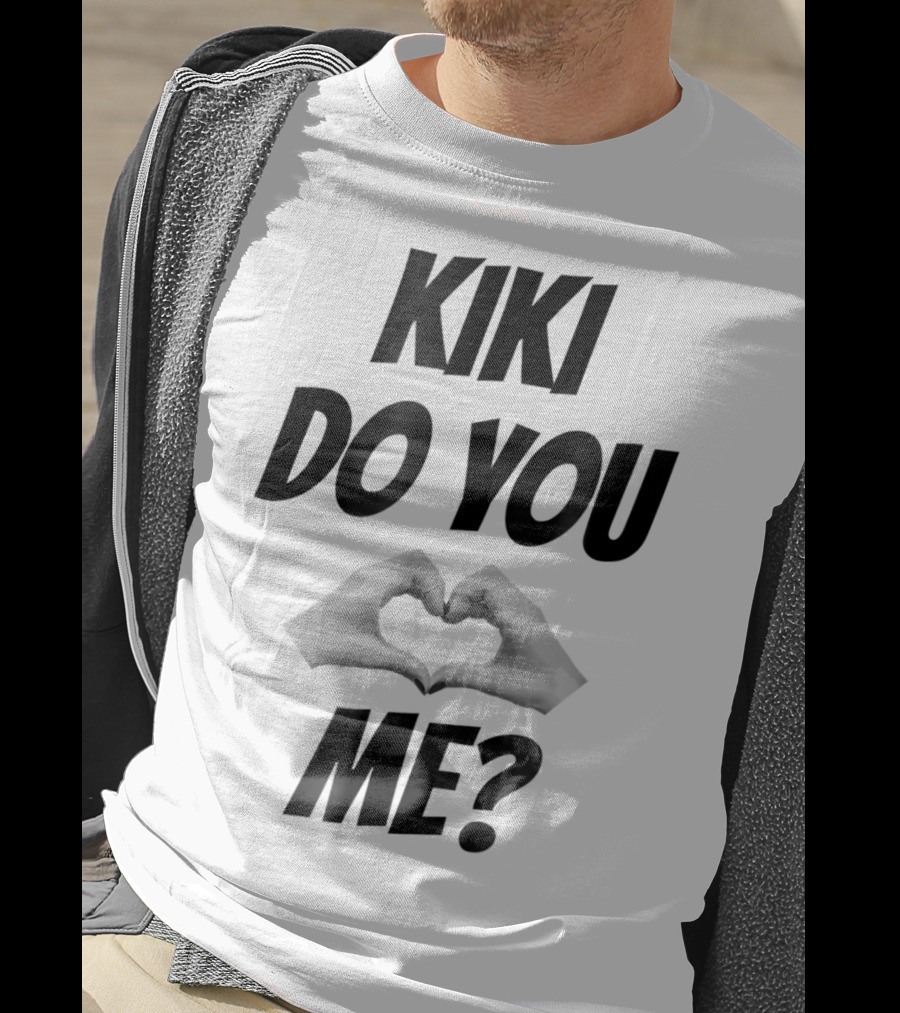 KIKI Do You Love Me Hands Heart Shape T-Shirt