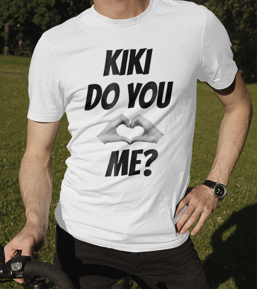 KIKI Do You Love Me Hands Heart Shape T-Shirt