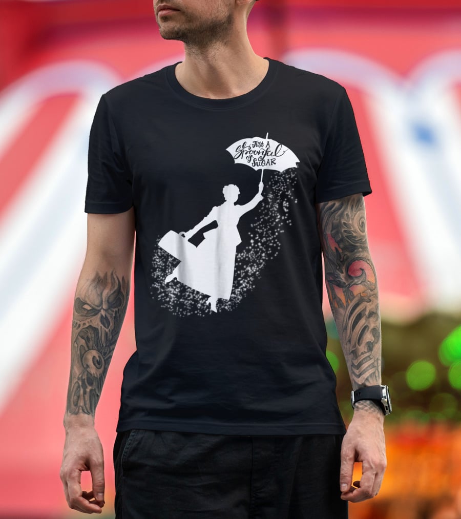 Just A Spoonful Of Sugar Magical Flying Nanny T-Shirt