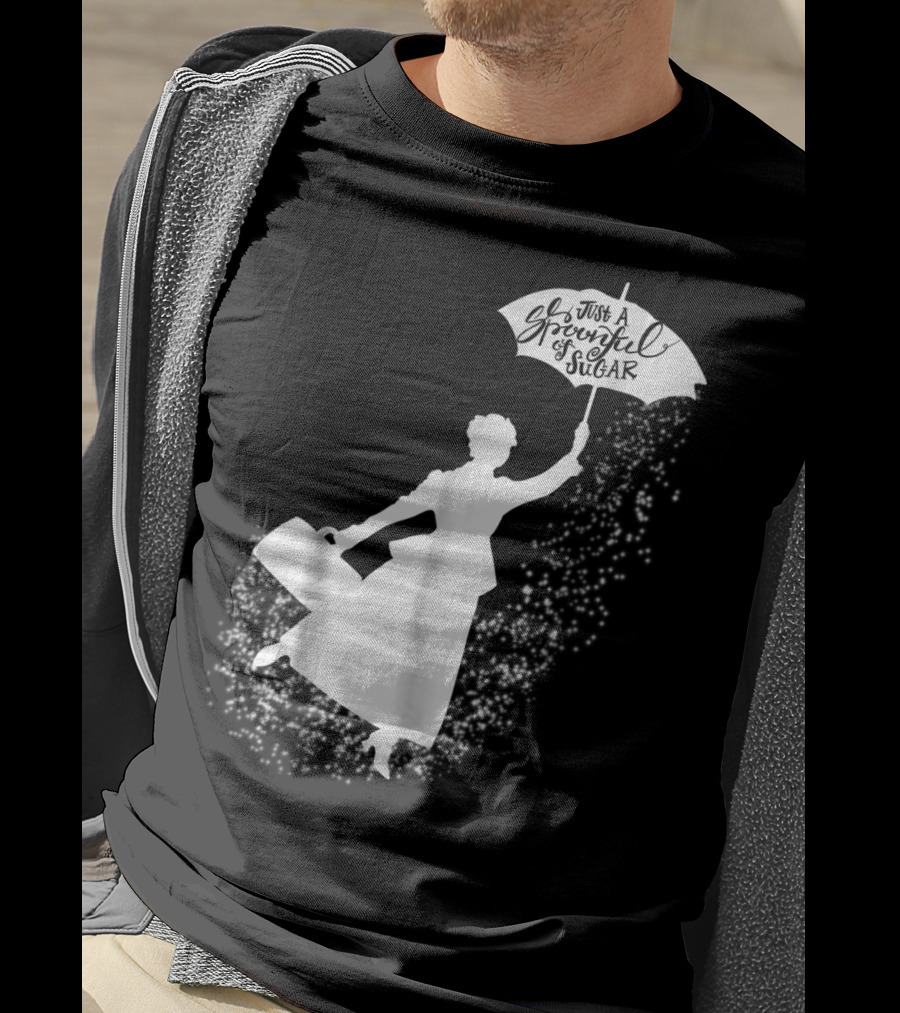 Just A Spoonful Of Sugar Magical Flying Nanny T-Shirt