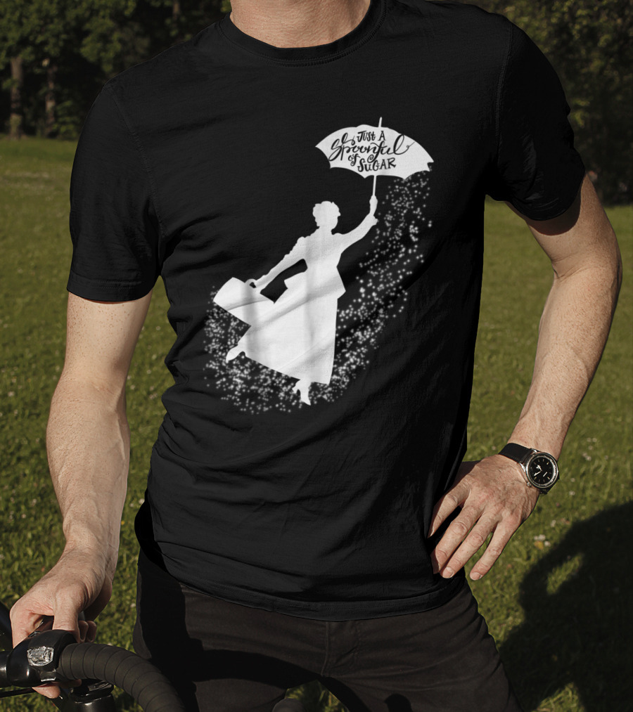 Just A Spoonful Of Sugar Magical Flying Nanny T-Shirt