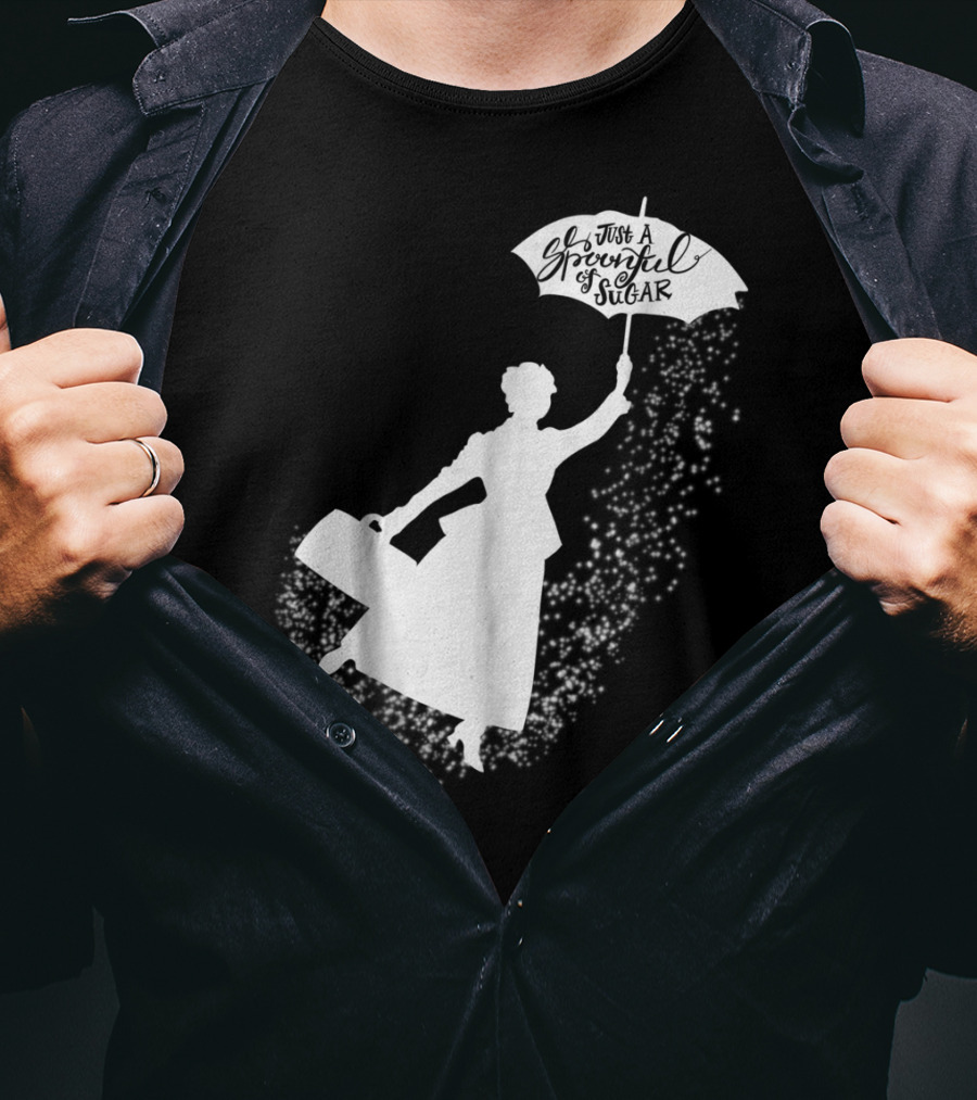 Just A Spoonful Of Sugar Magical Flying Nanny T-Shirt