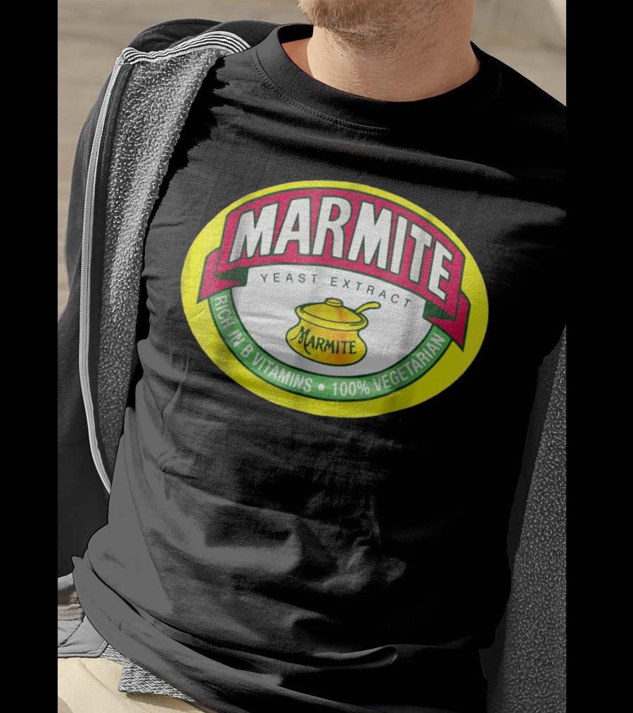 Marmite Yeast Extract Rich In B Vitamins 100% Vegetarian T-Shirt