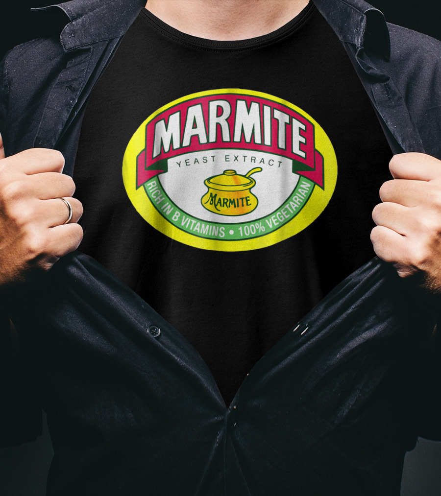 Marmite Yeast Extract Rich In B Vitamins 100% Vegetarian T-Shirt