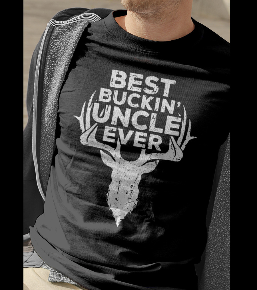 Best Buckin' Uncle Ever Deer Hunters Mens T-Shirt