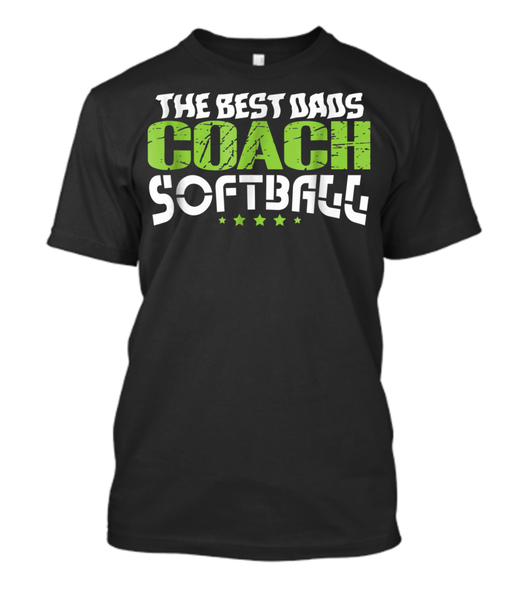 The Best Dads Coach Softball T-Shirt