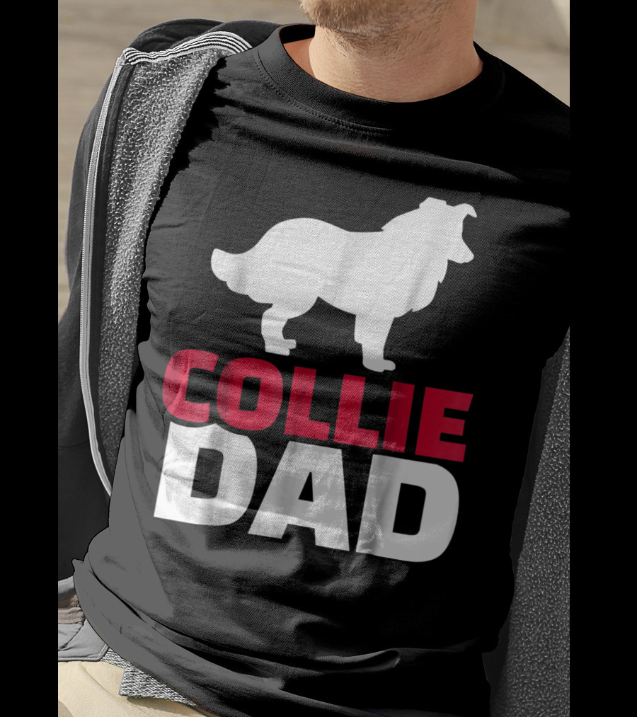 Collie Dad Border Collie T-Shirt