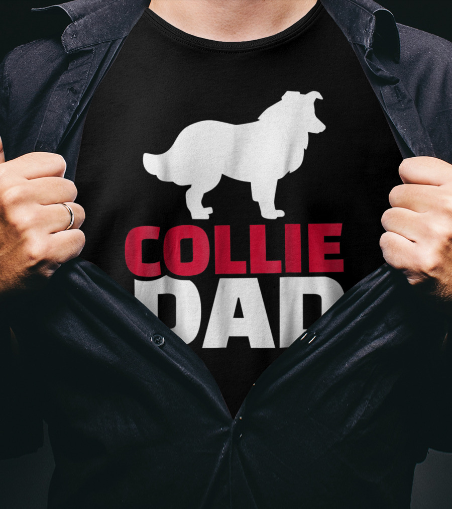 Collie Dad Border Collie T-Shirt
