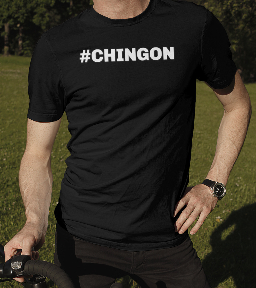 Mens Camisa Divertida Chingon Funny Hashtag T-Shirt