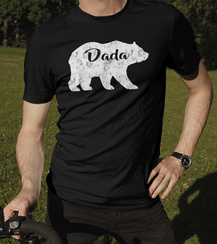 Dada Bear Mens Awesome Camping Gramps T-Shirt