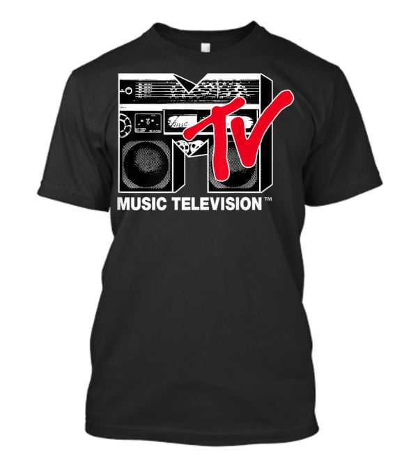 MTV Music Television Red Boombox T-Shirt