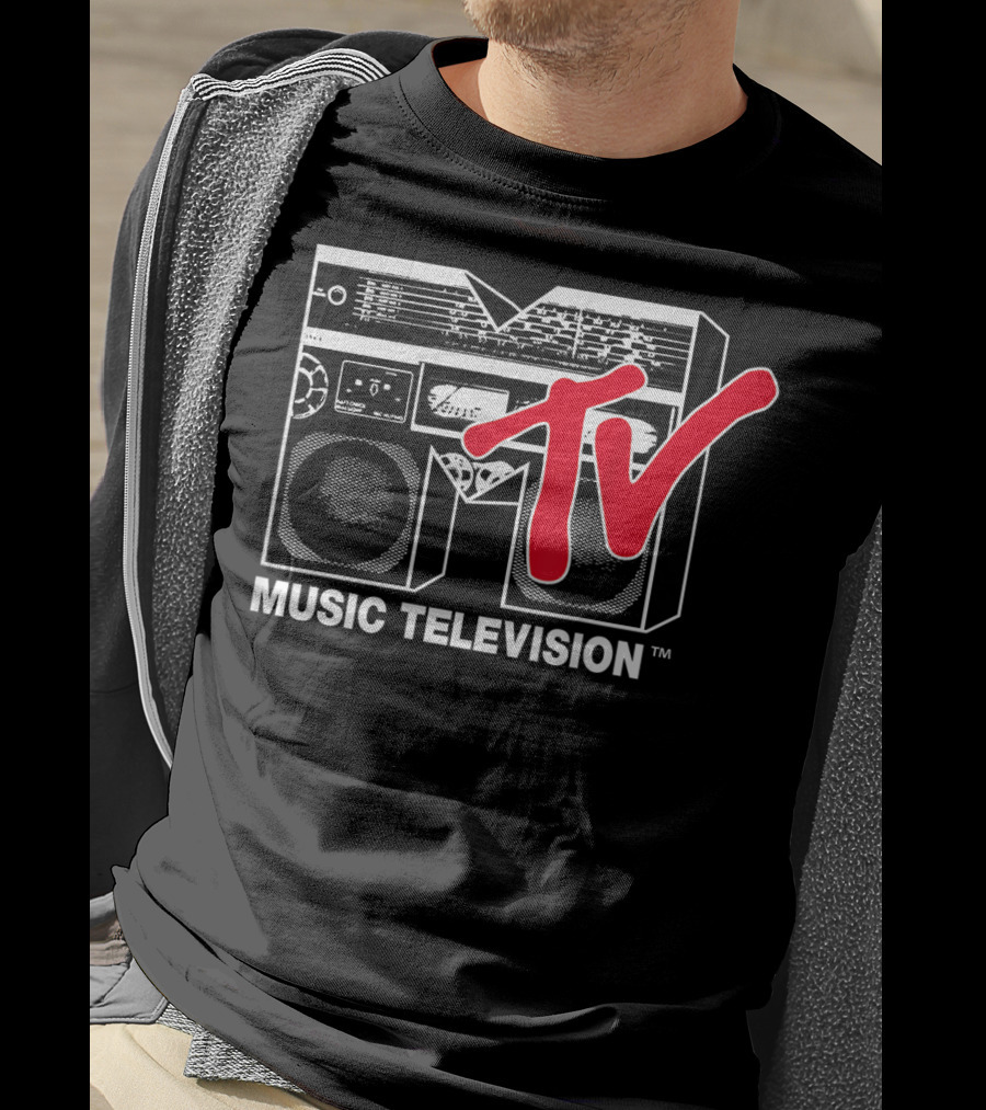 MTV Music Television Red Boombox T-Shirt