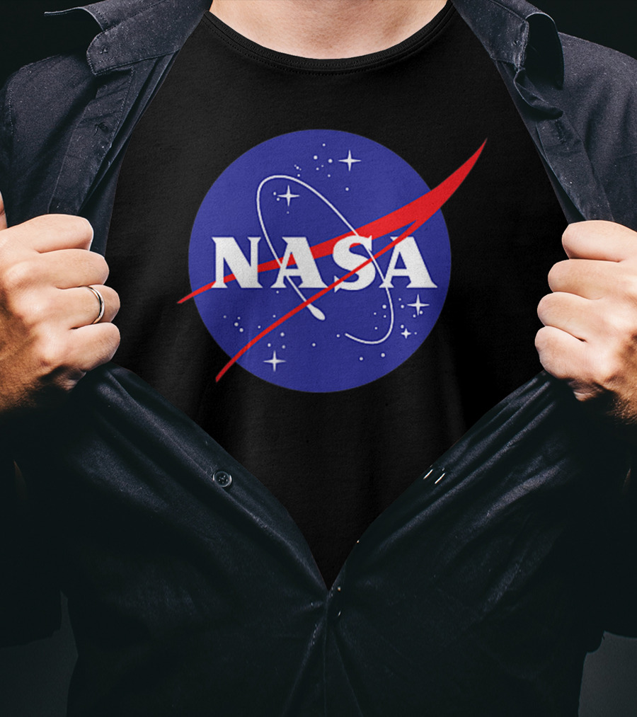 NASA Insignia Meatball Logo Blue And Red T-Shirt