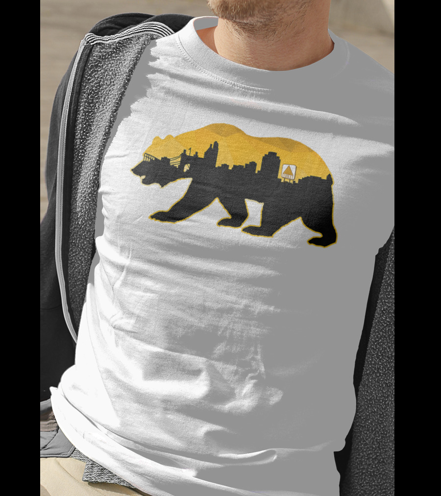 New England Bear Skyline Fear Beware Of Boston T-Shirt